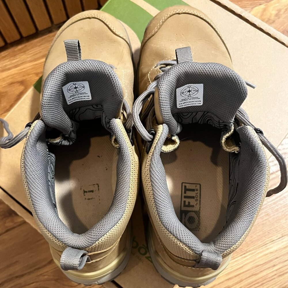 Oboz Women's Sypes Mid Leather B-Dry Waterproof Hiking Boot Women's 9 - Acorn - Picture 11 of 13